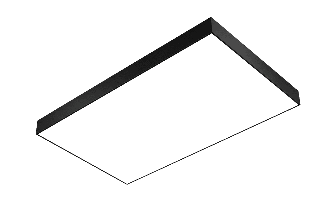 Plafond lumineux à cadre aluminium, toile tendue rétroéclairée